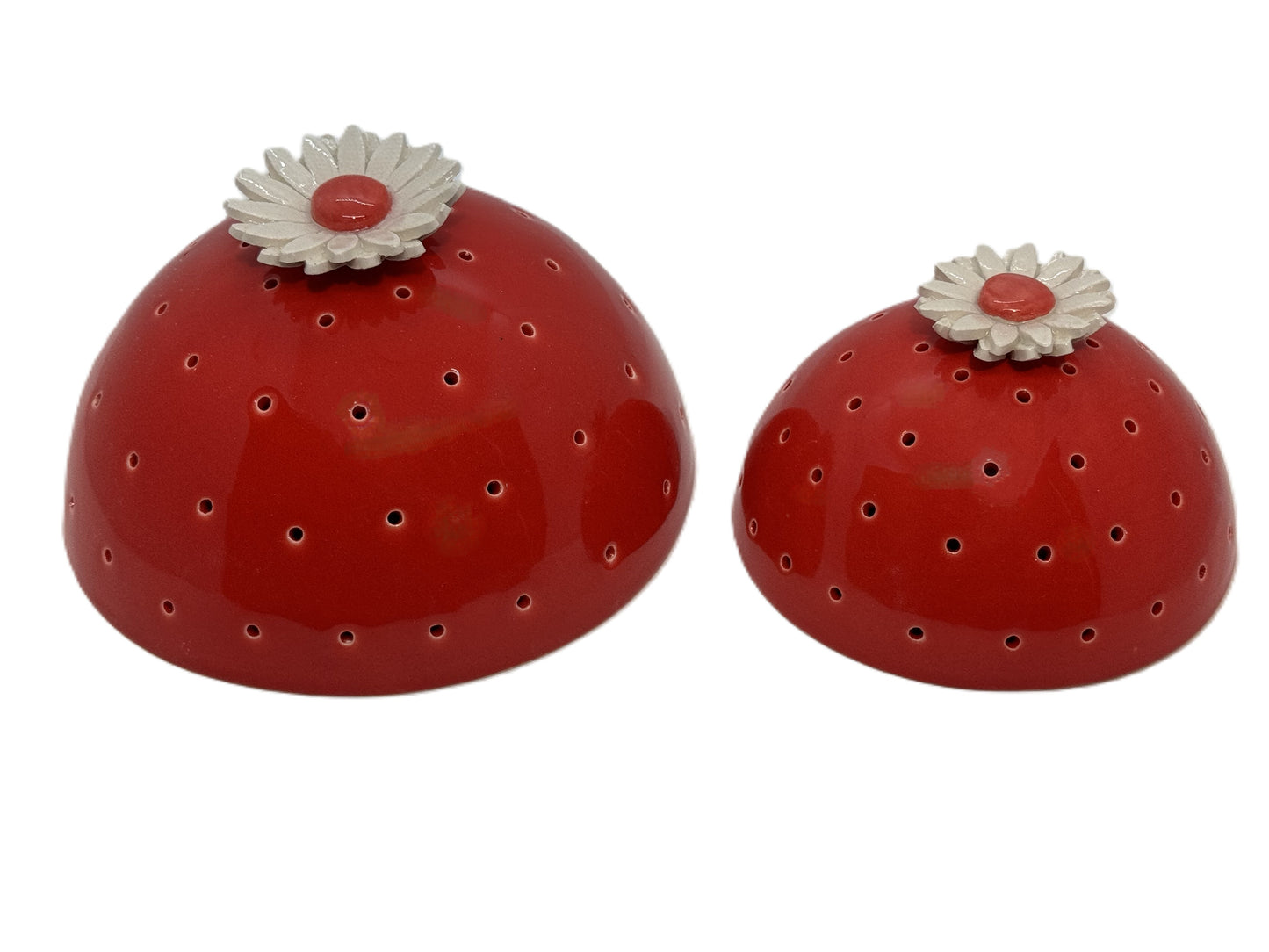 demi sphère rouge